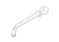 DORNBRACHT WSS Bec déverseur 200 mm chromé