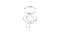 DORNBRACHT WSS Fixation pour inverseur Ø 52 x 1,5 mm