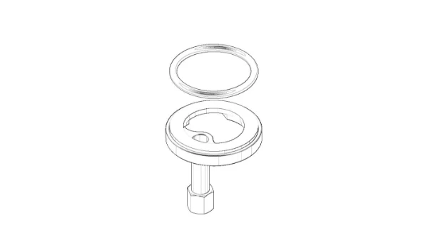 DORNBRACHT WSS Fixation pour inverseur Ø 52 x 1,5 mm