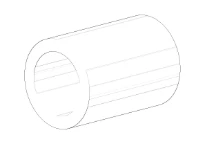 DORNBRACHT WSS Douille Ø 14 x 10 x 19,50 mm chromé