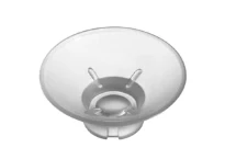 Dornbracht coupelle en verre mat