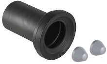 Geberit PE manchette 90 mm polyethylène avec joint - pour wc suspendu