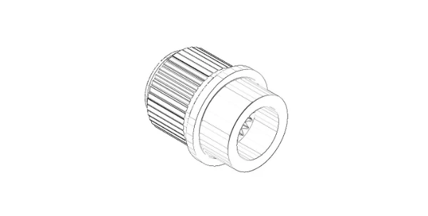 DORNBRACHT WSS Bouchon de fixation blanc Ø 15 x 17 mm