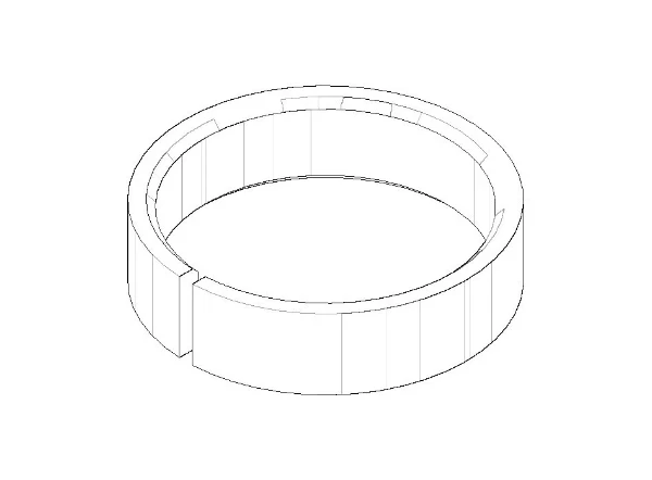 DORNBRACHT WSS Anneau de support Ø 21,5 x 5,5 mm