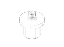 DORNBRACHT WSS Montage du capuchon de fixation Ø 26 x 28 mm platine mat