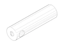 DORNBRACHT WSS Bouton de tirage Ø 10 x 38 mm chromé
