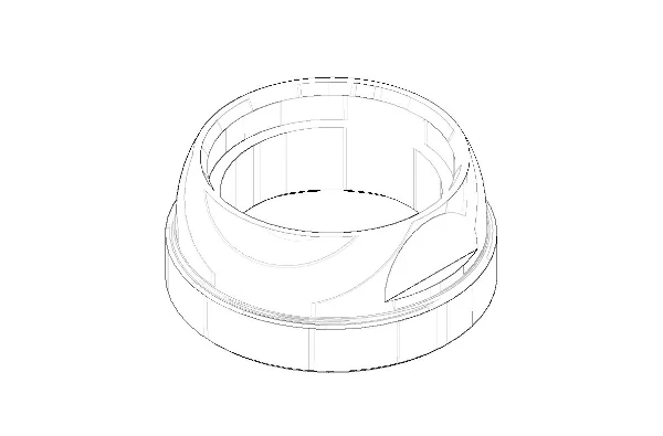 DORNBRACHT WSS Fixation pour inverseur Ø 40 x 18 mm chromé