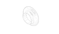 DORNBRACHT WSS Poignée Ø 19 x 6 mm chromé