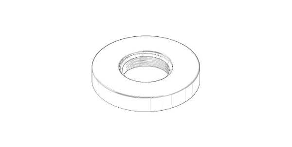 DORNBRACHT WSS Rosace Ø 55 x Ø 47,3 x 9 mm platine