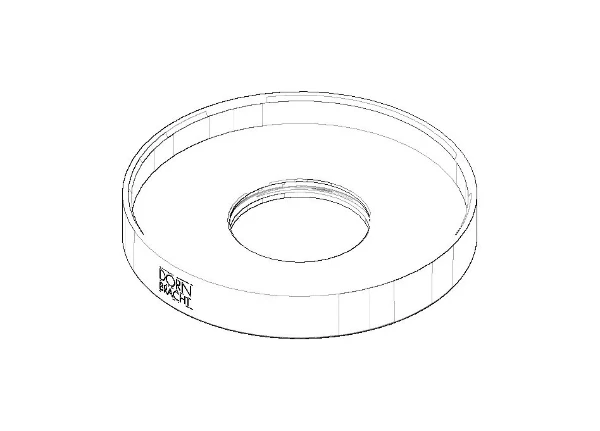 DORNBRACHT WSS Rosace Ø 60 x 9 mm chromé