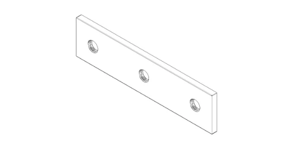 DORNBRACHT WSS Rosace 60 x 120 x 12,5 mm chromé