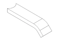 DORNBRACHT WSS Bec déverseur 156 x 34 x 38 mm chromé