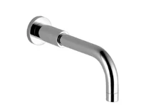 DORNBRACHT Tara. baduitloop wandmontage 200mm platin