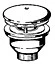 Viega Tempoplex vidage pour douche 90 mm x 6/4 - chromé - inclusif set de finition - évacuation verticale - sans siphon