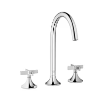 MELANGEUR DE LAVABO 3-TROUS DORNBRACHT VAIA dark platinum matt saille 168mm