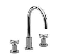 DORNBRACHT Tara. 3-gts wast mengkr bew.uitl kruisgr 165mm platin
