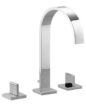 DORNBRACHT MEM Mélangeur lavabo à 3 trous avec garniture d'écoulement laiton brossé