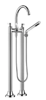 DORNBRACHT VAIA Mélangeur bain à 2 trous positionnement libre avec douchette à main Dark Platinum matt