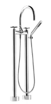 DORNBRACHT Tara. bad mengkr m standp vr vrijst mont kruisgr 220mm platin