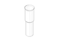 DORNBRACHT WSS Tube Ø 37,1 x 123,5 mm chromé
