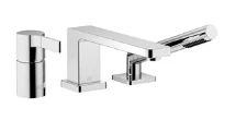 DORNBRACHT LULU Mitigeur monocommande de bain à 3 trous pour montage sur gorge ou hors baignoire platine mat