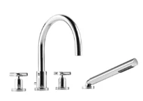 DORNBRACHT Tara. 4-gts bad/dou mengkr vr randm uitl kruisgr 220mm platin mat