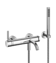 Dornbracht Meta mitigeur bain pour montage mural avec garniture de douche chromé