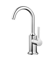DORNBRACHT VAIA Mitigeur monocommande de lavabo sans garniture d’écoulement Dark Platinum matt