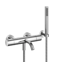 Dornbracht robinet thermostatique bain pour montage mural avec garniture de douche chromé