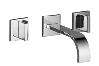 DORNBRACHT MEM Robinetterie murale pour lavabo sans garniture d’écoulement chromé