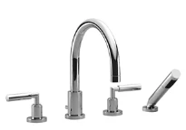 DORNBRACHT Tara. 4-gts bad/dou mengkr vr randm uitl hendelgr 220mm chroom