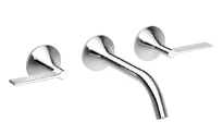 DORNBRACHT VAIA Robinetterie murale pour lavabo sans garniture d’écoulement platine mat