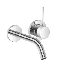 DORNBRACHT Meta META SLIM Mitigeur monocommande de lavabo mural sans garniture d’écoulement chromé
