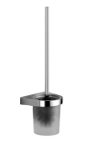 Dornbracht LISSÉ porte-brosse chromé modèle mural tête de brosse noir mat