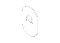 DORNBRACHT WSS Cache 151 x 241 x 16 mm chromé