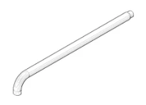 DORNBRACHT WSS Tube 462 x 61 x 24 mm chromé