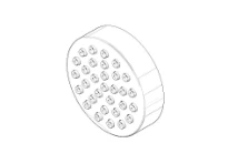 DORNBRACHT WSS Visage en spray Ø 35 x 9 mm chromé
