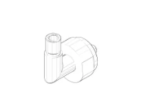 DORNBRACHT WSS Support 26 x 40 x 42 mm chromé