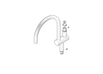 DORNBRACHT WSS Bec déverseur 335 x 282 x 36 mm chromé