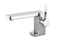 MELANGEUR DE LAVABO MONO-COMMANDE DORNBRACHT LULU chromé sans vidage-bec 155 mm