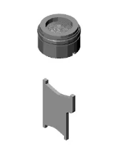 DORNBRACHT WSS Mousseur laminaire avec fente M24x1 chromé