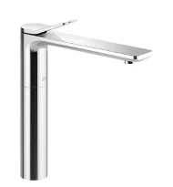 DORNBRACHT Lissé Mitigeur monocommande de lavabo avec pied surélevé sans garniture d’écoulement chromé