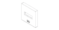 DORNBRACHT WSS Cache 60 x 60 x 9 mm chromé