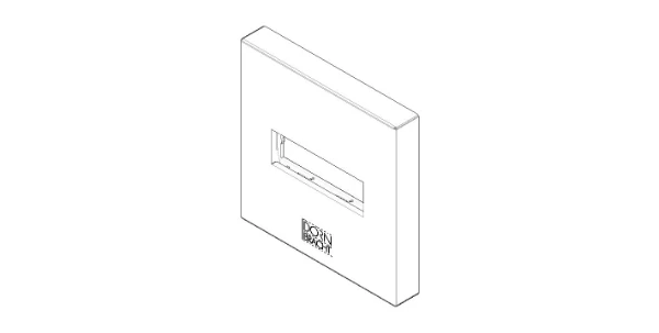 DORNBRACHT WSS Cache 60 x 60 x 9 mm chromé