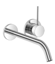 DORNBRACHT Meta META SLIM Mitigeur monocommande de lavabo mural sans garniture d’écoulement chromé