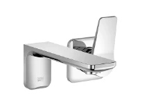 DORNBRACHT Lissé Mitigeur monocommande de lavabo mural sans garniture d’écoulement chromé