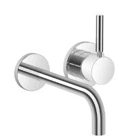 DORNBRACHT Meta Mitigeur monocommande de lavabo mural avec rosaces individuelles chromé