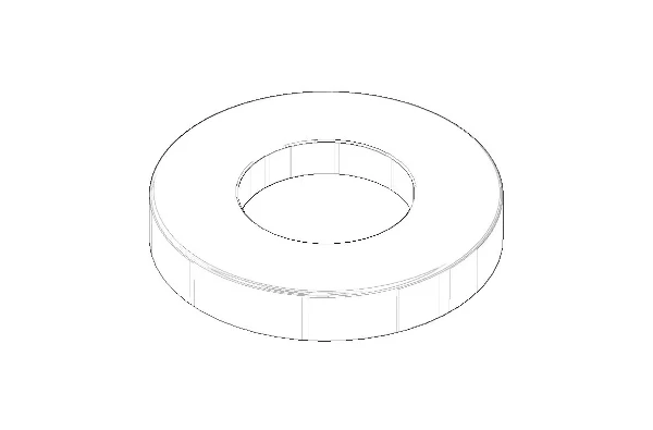 DORNBRACHT WSS Rosace Ø 59 x Ø 27,5 x 9 mm chromé