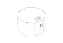 DORNBRACHT WSS Poignée Ø 52 x 29,5 mm chromé