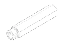 DORNBRACHT WSS Capuchon/Douille 13 x 11 x 58 mm